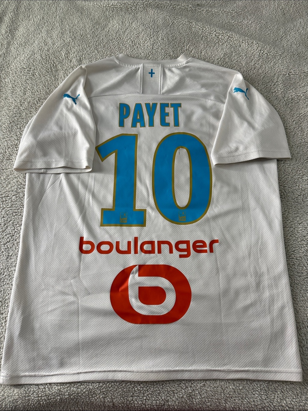 Olympique Marseille #10 Dimitri Payet 2019-20 🇫🇷 Ligue 1 Home Puma Jersey